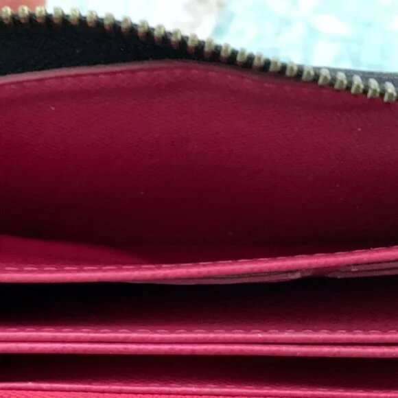 Louis Vuitton Monogram Multicolor Noir Wallet Zippy w/ Dust Bag USED Authentic - Picture 7 of 14